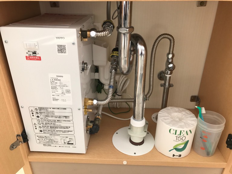 電気温水器6L設置完了 株式会社イワタ